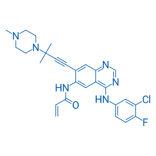 N-(4-((3-Chloro-4-fluorophenyl)amino)-7-(3-methyl-3-(4-methylpiperazin-1-yl)but-1-yn-1-yl)quinazolin-6-yl)acrylamide