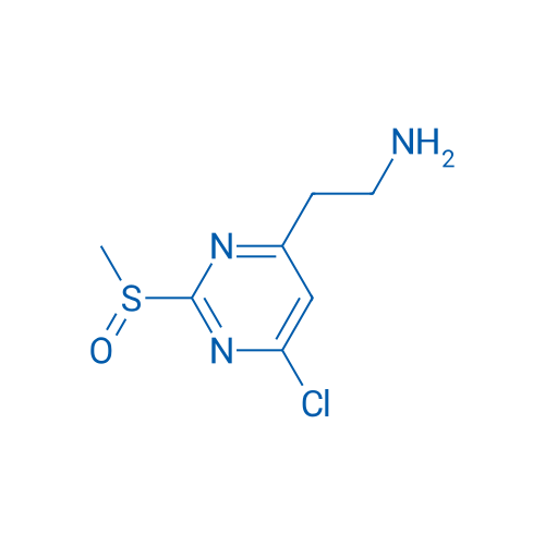 2-(6-Chloro-2-(methylsulfinyl)pyrimidin-4-yl)ethanamine