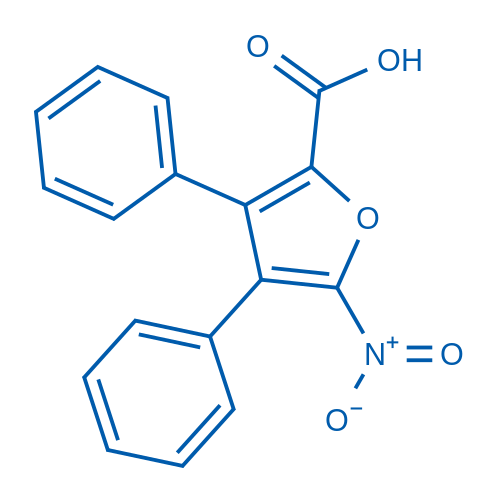 5-Nitro-3,4-diphenylfuran-2-carboxylic acid