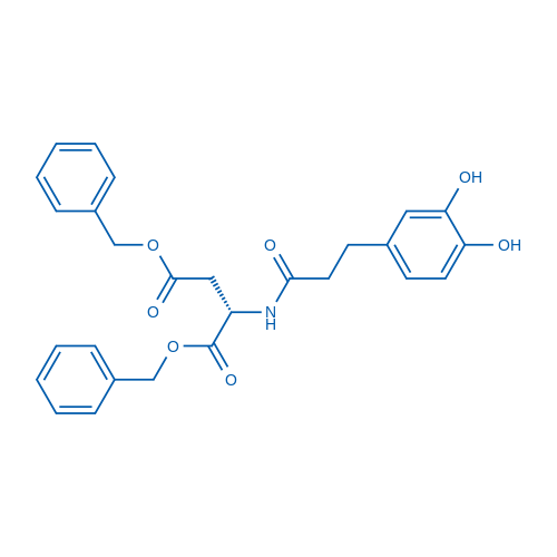 Dibenzyl (3-(3,4-dihydroxyphenyl)propanoyl)-L-aspartate