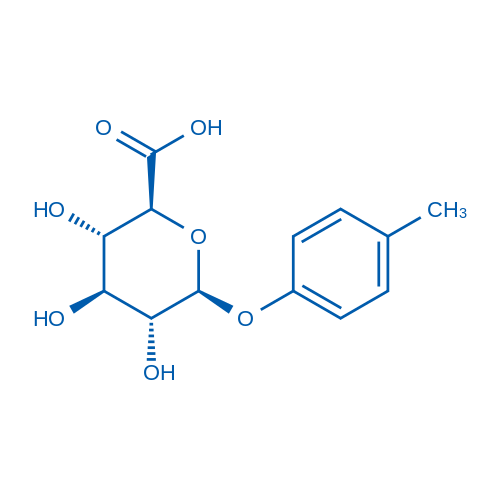 (2S,3S,4S,5R,6S)-3,4,5-Trihydroxy-6-(p-tolyloxy)tetrahydro-2H-pyran-2-carboxylic acid