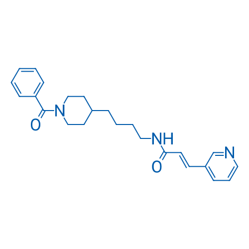 (E)-N-(4-(1-Benzoylpiperidin-4-yl)butyl)-3-(pyridin-3-yl)acrylamide