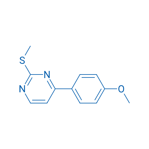 4-(4-Methoxyphenyl)-2-(methylthio)pyrimidine