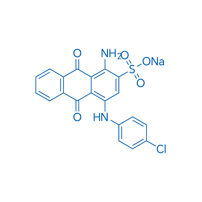 Sodium 1-amino-4-((4-chlorophenyl)amino)-9,10-dioxo-9,10-dihydroanthracene-2-sulfonate