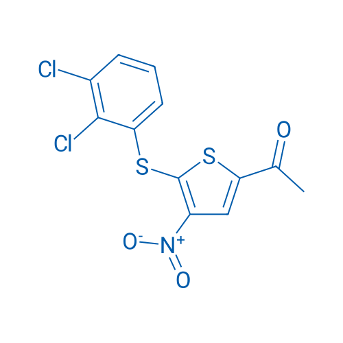 1-(5-((2,3-Dichlorophenyl)thio)-4-nitrothiophen-2-yl)ethan-1-one