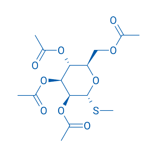 (2R,3R,4S,5S,6R)-2-(Acetoxymethyl)-6-(methylthio)tetrahydro-2H-pyran-3,4,5-triyl triacetate