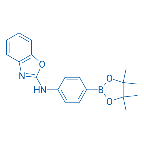 N-(4-(4,4,5,5-Tetramethyl-1,3,2-dioxaborolan-2-yl)phenyl)benzo[d]oxazol-2-amine