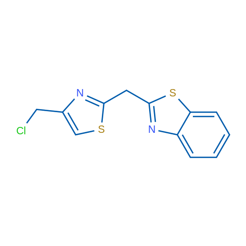 2-((4-(Chloromethyl)thiazol-2-yl)methyl)benzo[d]thiazole
