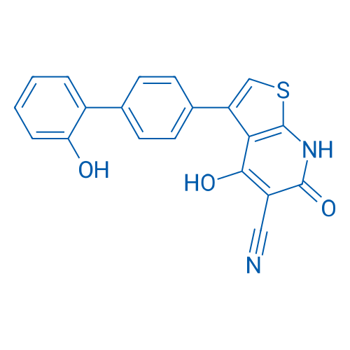 4-Hydroxy-3-(2'-hydroxy-[1,1'-biphenyl]-4-yl)-6-oxo-6,7-dihydrothieno[2,3-b]pyridine-5-carbonitrile