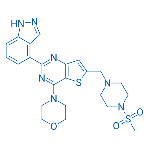 4-(2-(1H-Indazol-4-yl)-6-((4-(methylsulfonyl)piperazin-1-yl)methyl)thieno[3,2-d]pyrimidin-4-yl)morpholine