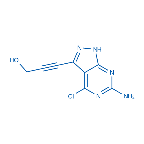 3-(6-Amino-4-chloro-1H-pyrazolo[3,4-d]pyrimidin-3-yl)prop-2-yn-1-ol