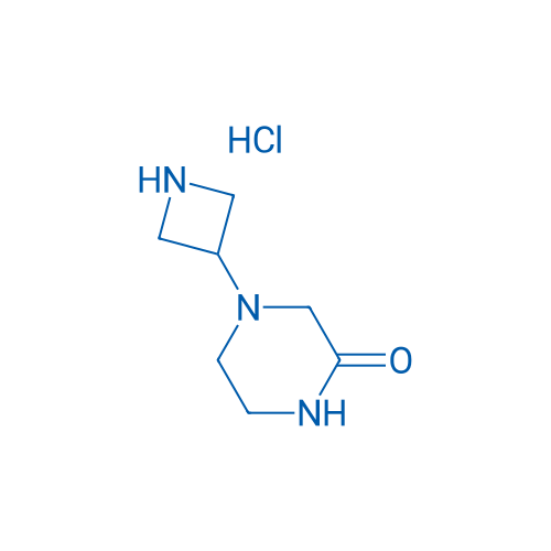4-(Azetidin-3-yl)piperazin-2-one hydrochloride