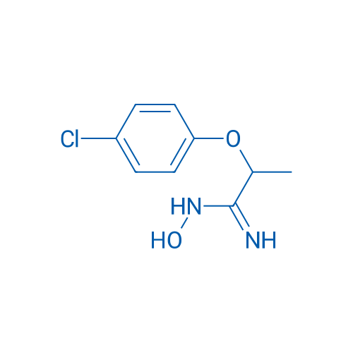 2-(4-Chlorophenoxy)-N-hydroxypropanimidamide