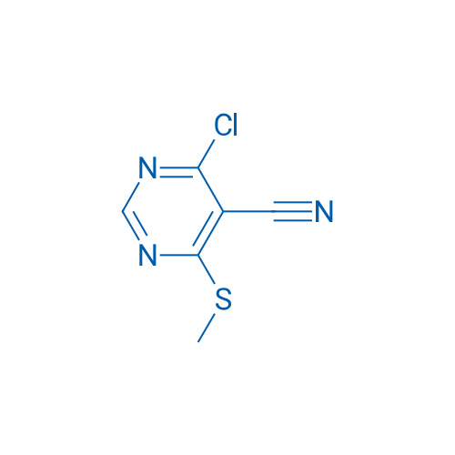 4-Chloro-6-(methylthio)pyrimidine-5-carbonitrile