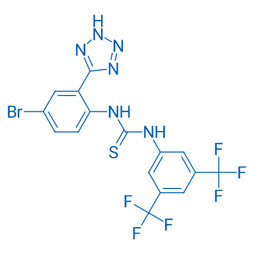 1-(3,5-Bis(trifluoromethyl)phenyl)-3-(4-bromo-2-(2H-tetrazol-5-yl)phenyl)thiourea