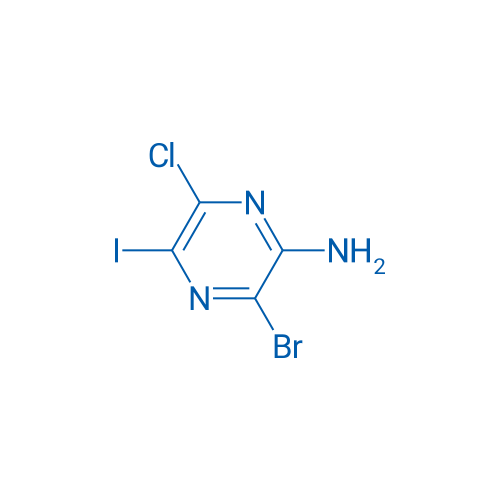 3-Bromo-6-chloro-5-iodopyrazin-2-amine