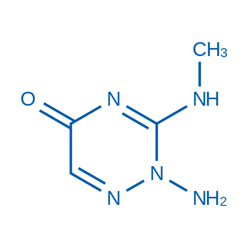 2-Amino-3-(methylamino)-1,2,4-triazin-5(2H)-one