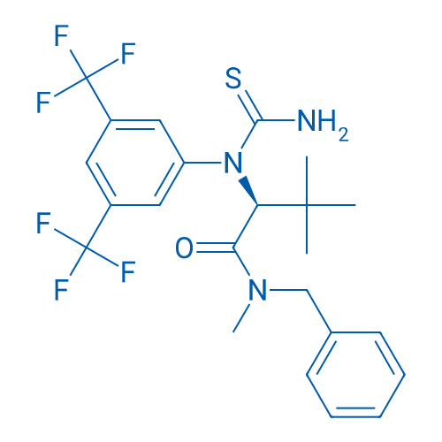 (S)-N-benzyl-2-(1-(3,5-bis(trifluoromethyl)phenyl)thioureido)-N,3,3-trimethylbutanamide