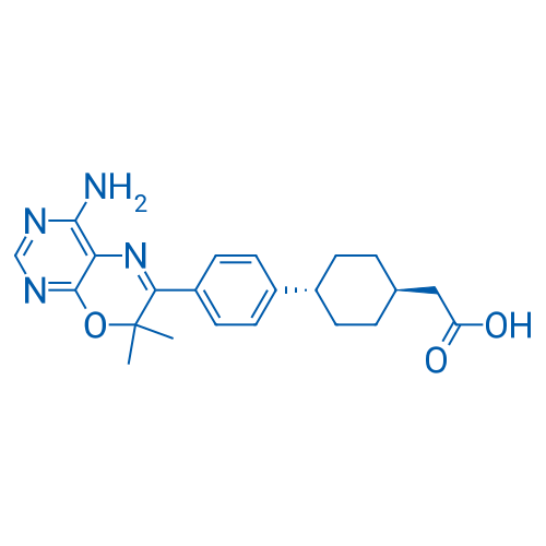 trans-2-(4-(4-(4-Amino-7,7-dimethyl-7H-pyrimido[4,5-b][1,4]oxazin-6-yl)phenyl)cyclohexyl)acetic acid