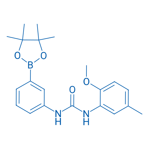1-(2-Methoxy-5-methylphenyl)-3-(3-(4,4,5,5-tetramethyl-1,3,2-dioxaborolan-2-yl)phenyl)urea