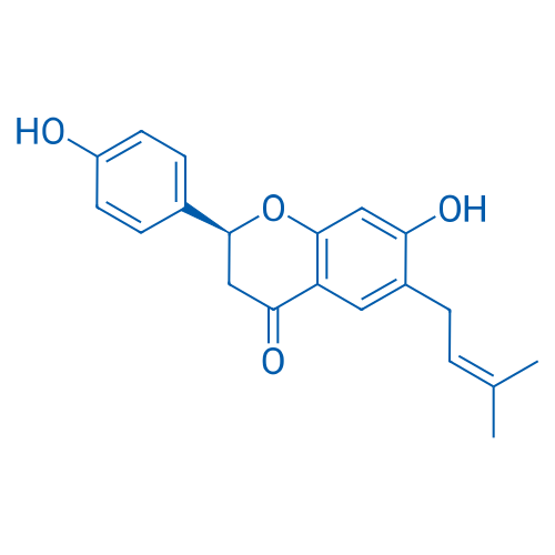 (S)-7-Hydroxy-2-(4-hydroxyphenyl)-6-(3-methylbut-2-en-1-yl)chroman-4-one