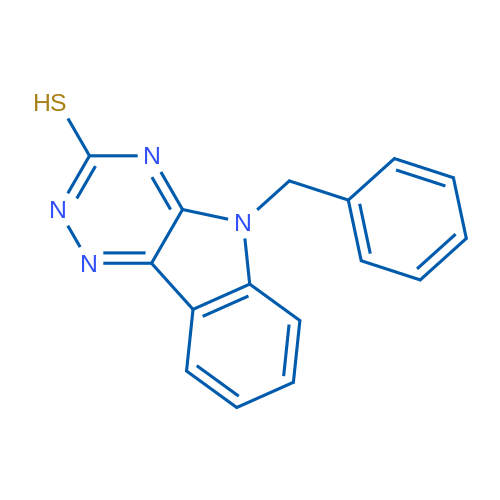 5-Benzyl-5H-[1,2,4]triazino[5,6-b]indole-3-thiol
