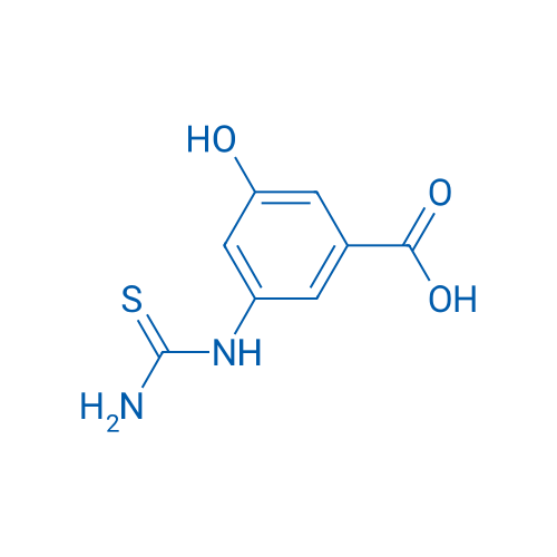 3-Hydroxy-5-thioureidobenzoic acid