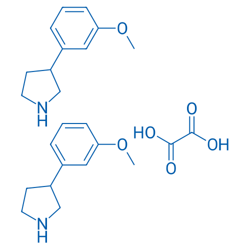 3-(3-Methoxyphenyl)pyrrolidine oxalate(2:1)