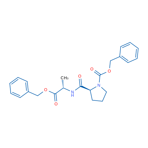 (S)-Benzyl 2-(((S)-1-(benzyloxy)-1-oxopropan-2-yl)carbamoyl)pyrrolidine-1-carboxylate