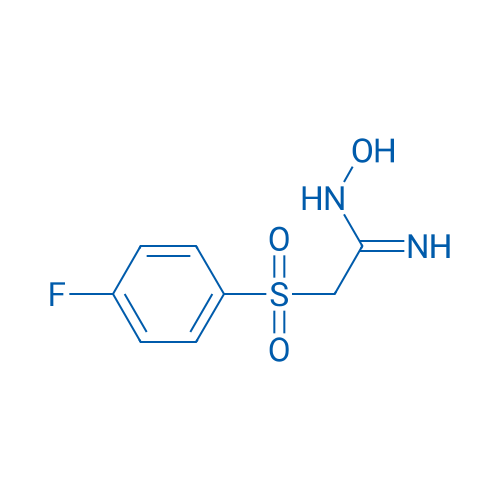 2-((4-Fluorophenyl)sulfonyl)-N-hydroxyacetimidamide