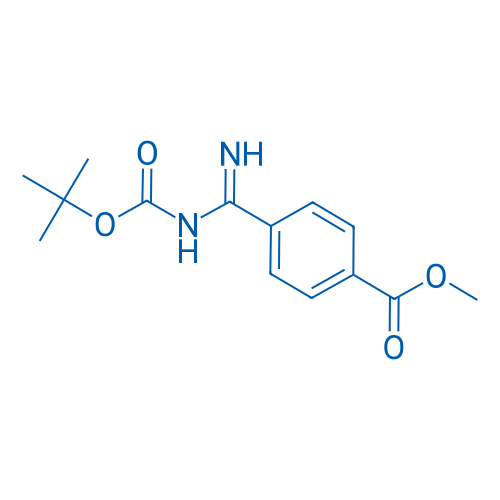 Methyl 4-(N-(tert-butoxycarbonyl)carbamimidoyl)benzoate