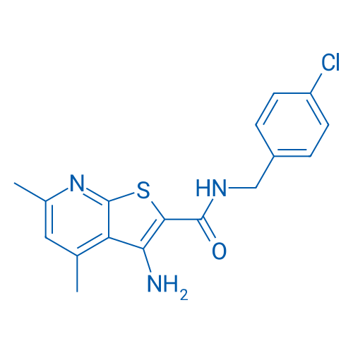 3-Amino-N-(4-chlorobenzyl)-4,6-dimethylthieno[2,3-b]pyridine-2-carboxamide