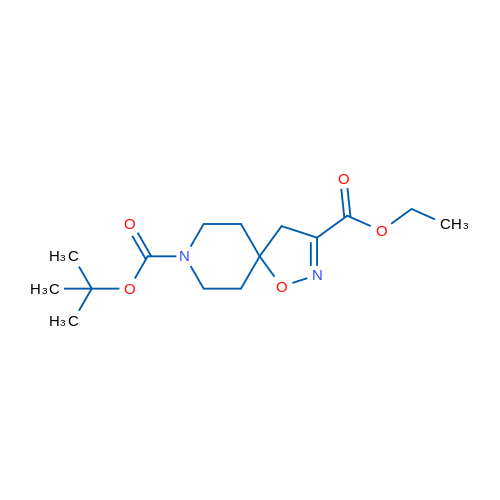 8-tert-Butyl 3-ethyl 1-oxa-2,8-diazaspiro[4.5]dec-2-ene-3,8-dicarboxylate