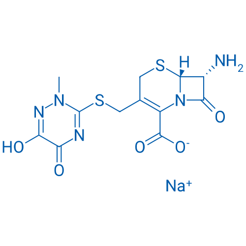 Sodium (6R,7R)-7-amino-3-(((6-hydroxy-2-methyl-5-oxo-2,5-dihydro-1,2,4-triazin-3-yl)thio)methyl)-8-oxo-5-thia-1-azabicyclo[4.2.0]oct-2-ene-2-carboxylate