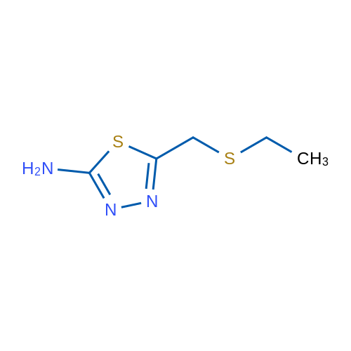 5-((Ethylthio)methyl)-1,3,4-thiadiazol-2-amine