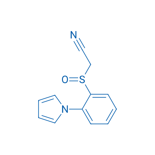2-((2-(1H-Pyrrol-1-yl)phenyl)sulfinyl)acetonitrile