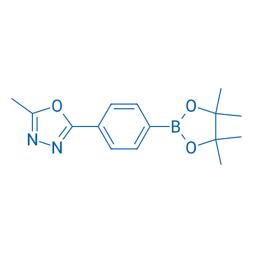 2-Methyl-5-(4-(4,4,5,5-tetramethyl-1,3,2-dioxaborolan-2-yl)phenyl)-1,3,4-oxadiazole