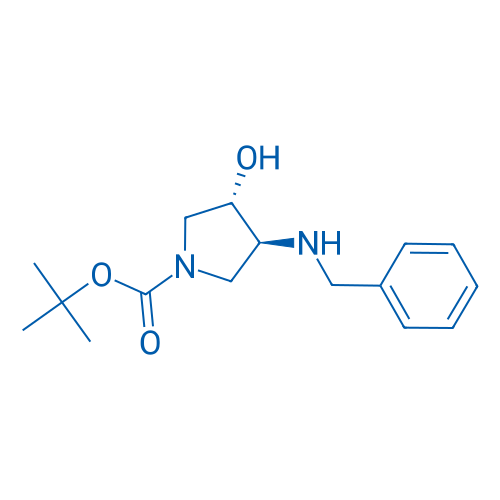 (3S,4S)-tert-Butyl 3-(benzylamino)-4-hydroxypyrrolidine-1-carboxylate