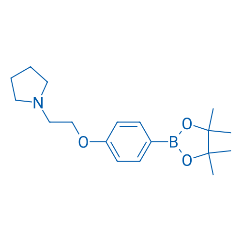 1-(2-(4-(4,4,5,5-Tetramethyl-1,3,2-dioxaborolan-2-yl)phenoxy)ethyl)pyrrolidine
