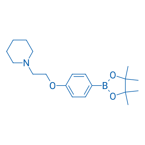 1-(2-(4-(4,4,5,5-Tetramethyl-1,3,2-dioxaborolan-2-yl)phenoxy)ethyl)piperidine