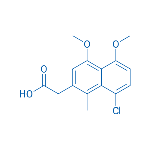 2-(8-Chloro-4,5-dimethoxy-1-methylnaphthalen-2-yl)acetic acid