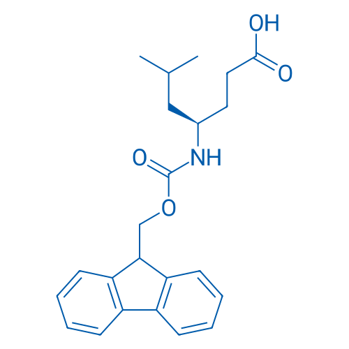 (R)-4-((((9H-Fluoren-9-yl)methoxy)carbonyl)amino)-6-methylheptanoic acid