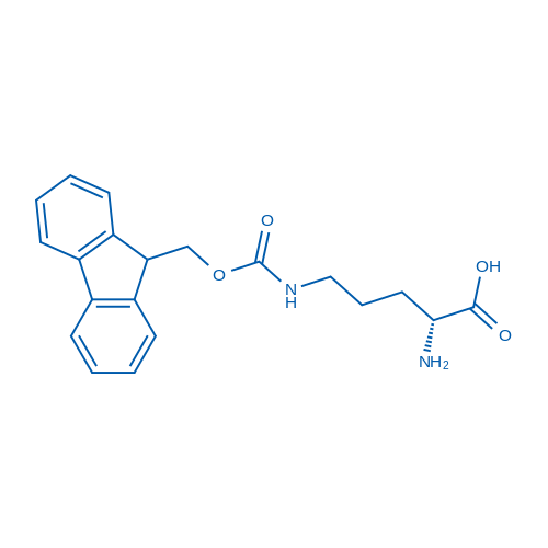 (R)-5-((((9H-Fluoren-9-yl)methoxy)carbonyl)amino)-2-aminopentanoic acid