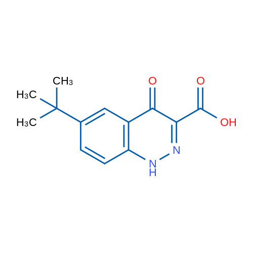 6-(tert-Butyl)-4-oxo-1,4-dihydrocinnoline-3-carboxylic acid