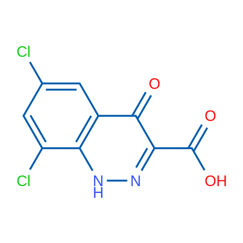 6,8-Dichloro-4-oxo-1,4-dihydrocinnoline-3-carboxylic acid