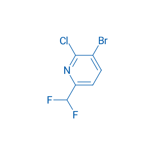 3-Bromo-2-chloro-6-(difluoromethyl)pyridine