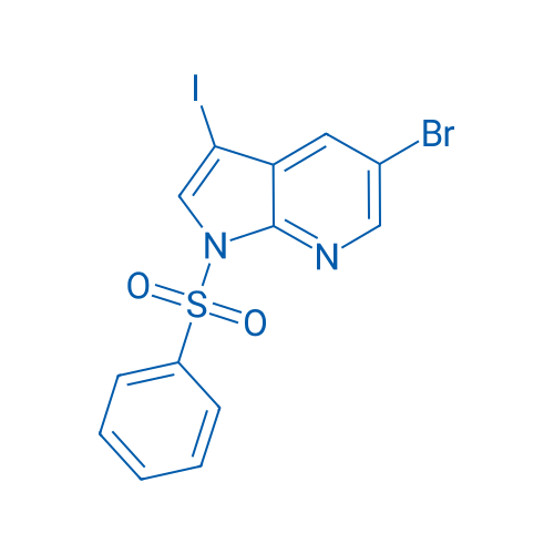 5-Bromo-3-iodo-1-(phenylsulfonyl)-1H-pyrrolo[2,3-b]pyridine