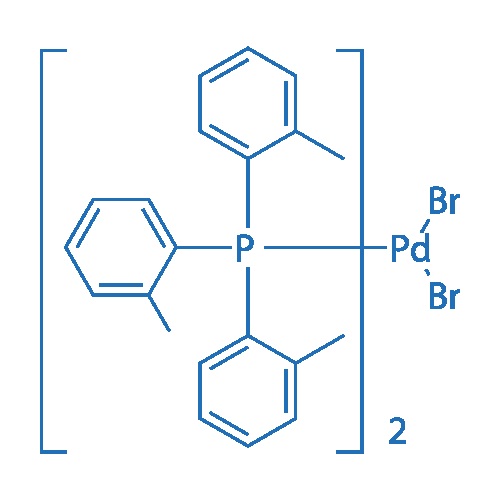 trans-Dibromo[bis(tri-o-tolylphosphine)]palladium(II)