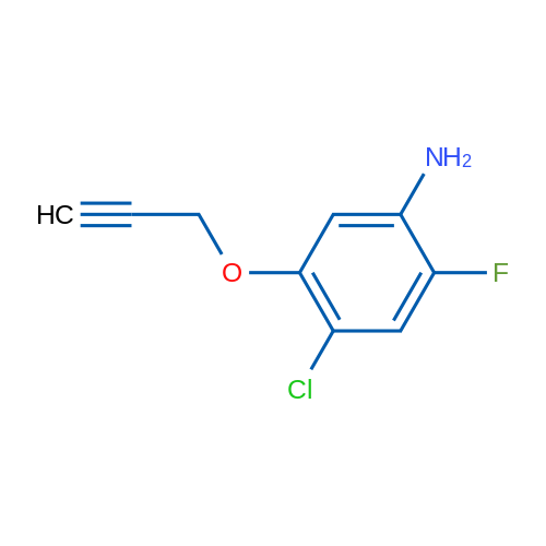 4-Chloro-2-fluoro-5-(prop-2-yn-1-yloxy)aniline