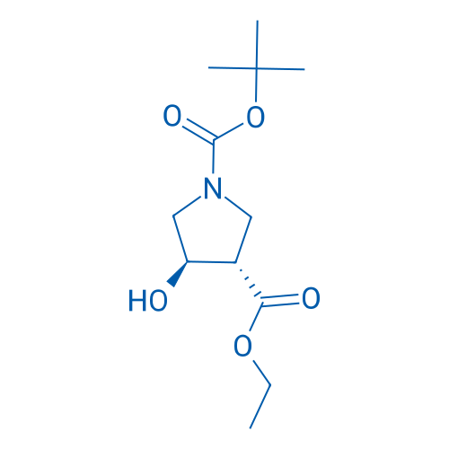 trans-1-tert-Butyl 3-ethyl 4-hydroxypyrrolidine-1,3-dicarboxylate